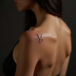 Best Tattoo Locations for Women: Minimalist Metallic Designs