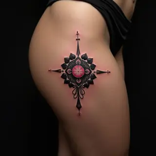 Small Traditional Thigh Tattoos for Women: Delicate & Timeless Designs