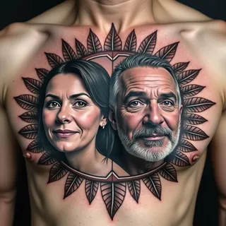 Mom Dad Tattoo on Chest: Meaning, Placement & Respectful Designs