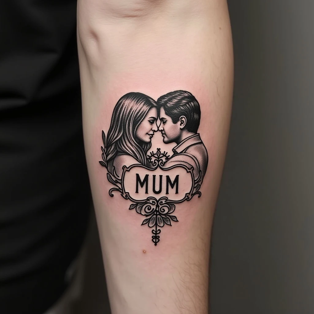 Mum Tattoos for Men: Small & Elegant Designs