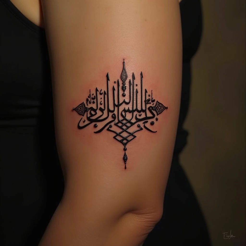 Elegant Arabic Name Tattoos for Your Bicep: Meaning & Design Inspiration