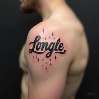 Name Tattoo Designs for Male Arm & Shoulder: Inspiration & Guide