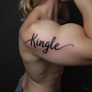 Name Tattoo Designs on Bicep: A Guide to Perfect Script & Typography