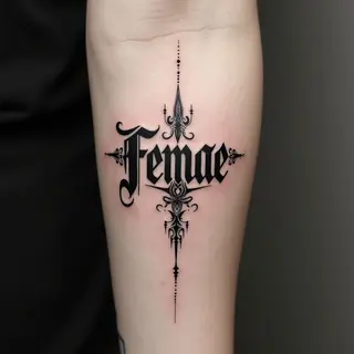 Name Tattoo Ideas for Women: A Dark & Bold Guide
