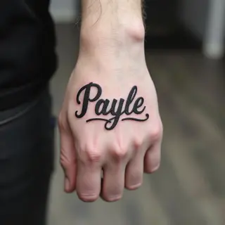 Name Tattoo Ideas on Hand for Men: Inspiration & Placement