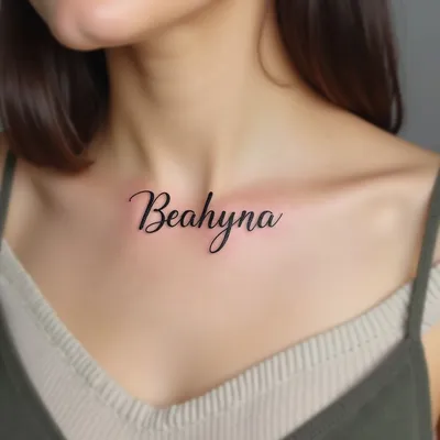 Names Tattoo Ideas for Women: Tiny & Meaningful Designs
