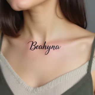 Names Tattoo Ideas for Women: Tiny & Meaningful Designs