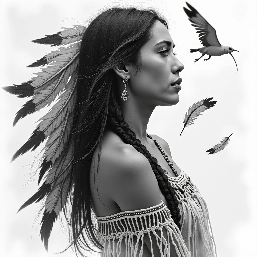 Native American Woman Tattoo: Meanings & Design Inspiration