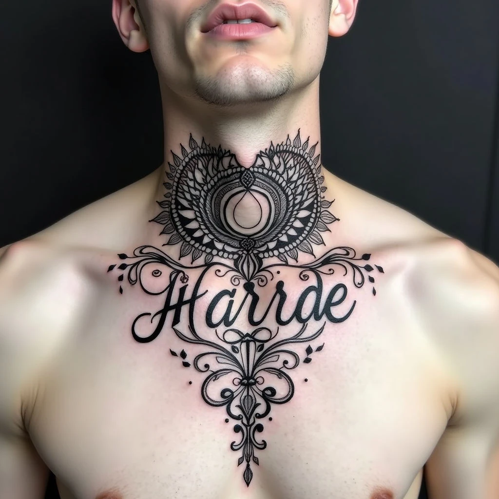 Neck Name Tattoo Designs for Men: A Guide to Meaning & Style