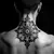 Striking XXL Neo Traditional Mandala Neck Tattoo Designs