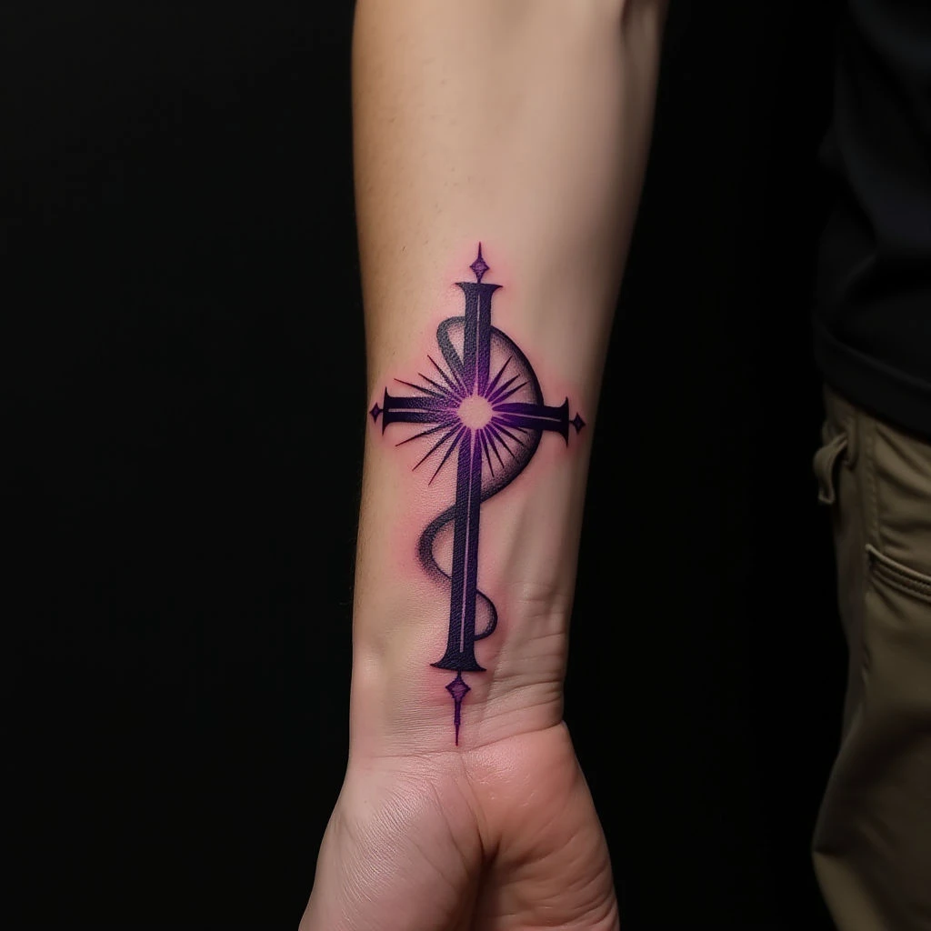 Violet Religious Tattoos: Symbols & Their Profound Meanings