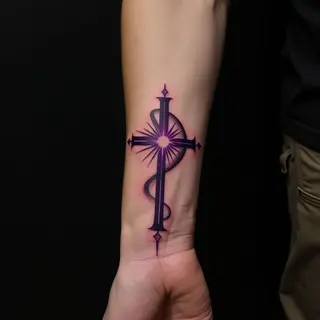 Violet Religious Tattoos: Symbols & Their Profound Meanings
