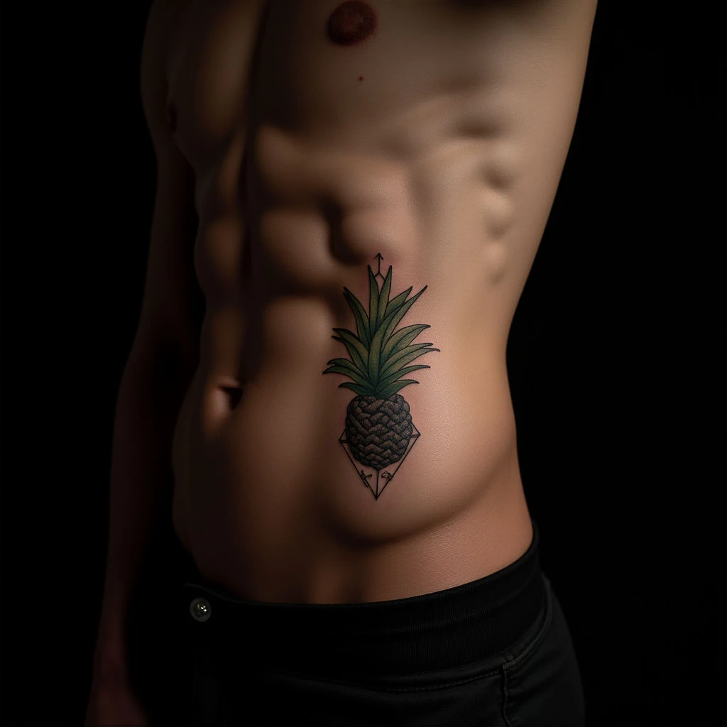 Tiny Green New School Tattoos for Men: Meaningful Designs