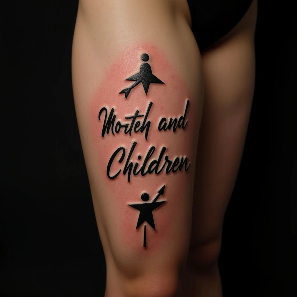 Old School Mother & Children Tattoo Quotes: A Timeless Bond