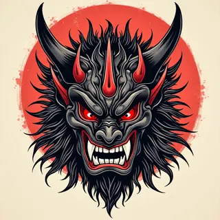 Oni Mask Tattoo Ideas: A Guide to Symbolism & Design