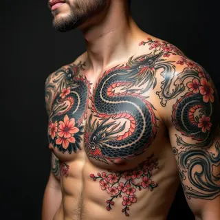 Oriental Chest Tattoo Designs: A Journey Through History & Artistry