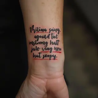 Quote Tattoo Ideas: Inscription Wisdom in Ink