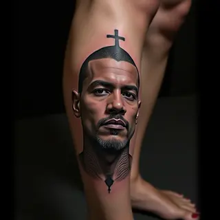 Celebrity Face Tattoos: Japanese Style & White Ink Inspiration