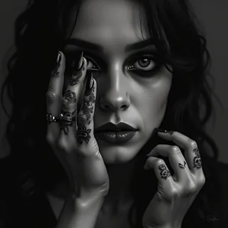 Ring Finger Tattoo Ideas: Gothic & Macabre Designs