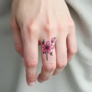 Ring Finger Tattoo Ideas: A Watercolor Exploration