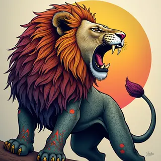 Roaring Inspiration: Shoulder Lion Tattoo Ideas