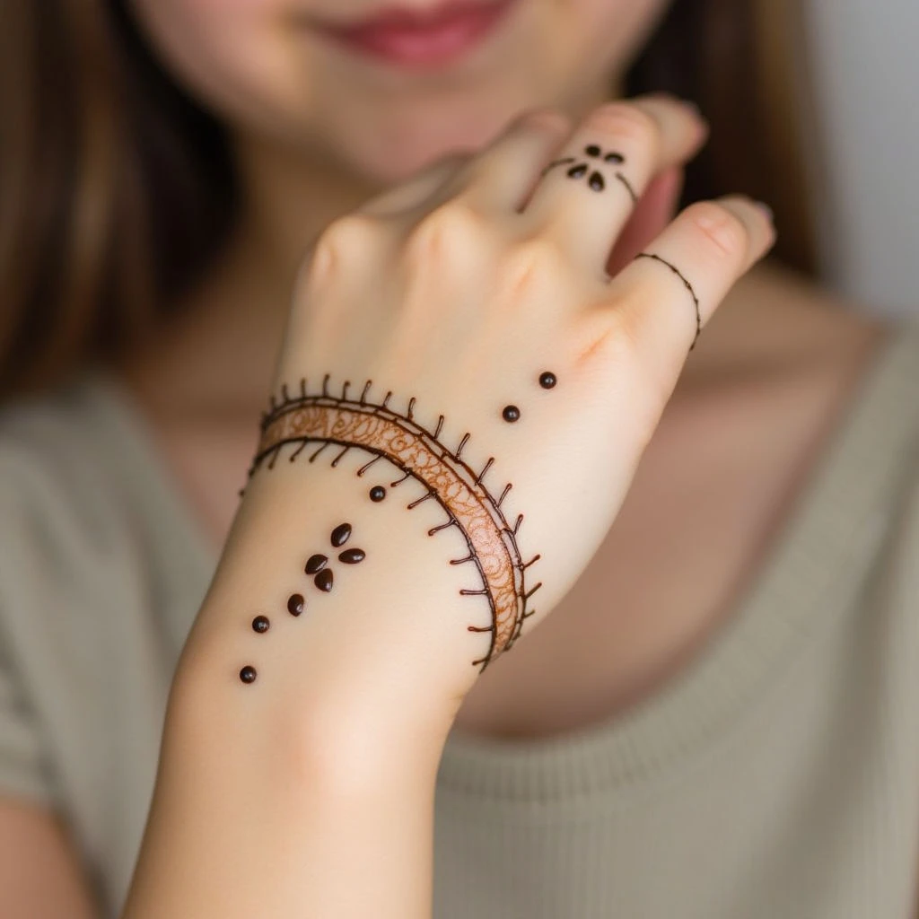 Simple & Easy Mehndi Designs for Girls (Back Hand)