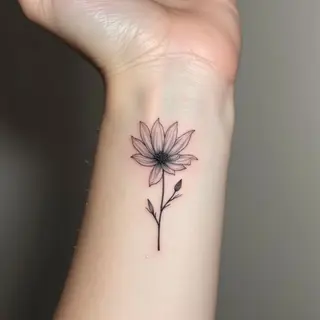 Delicate Blooms: Small Flower Tattoos for Women