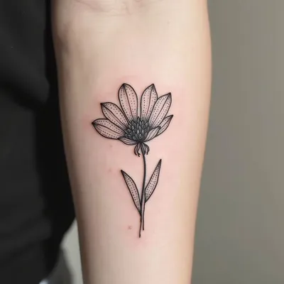 Simple Flower Tattoos with Meaning: Dreaming of Beauty & Resilience