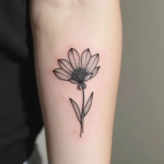 Simple Flower Tattoos with Meaning: Dreaming of Beauty & Resilience