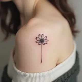 Simple Flower Tattoos: Meaning & Design Ideas