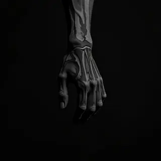 Simple Hand Tattoo Ideas for Men: Blackout Ink Designs