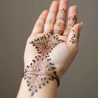 Simple Mehndi Designs for Beginners: A Palm Guide