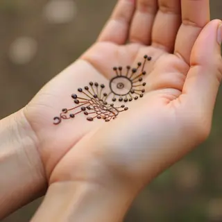 Simple Palm Mehndi Design for Front Hand: A Guide to Elegance