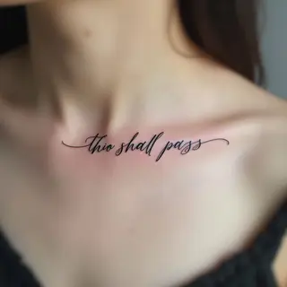 Simple Quote Tattoo Ideas: Inspiration & Placement Guides