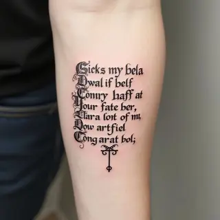 Simple Quote Tattoo Ideas: Meaningful Inscriptions for Your Skin