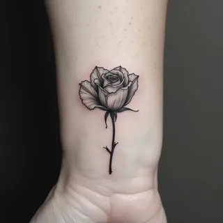 Simple Rose Tattoo Ideas: Miniature Delights