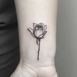 Simple Rose Tattoo Ideas: Meaning & Inspiration