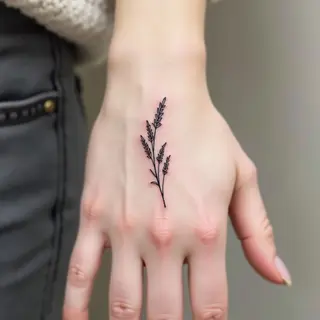 Delicate Delights: Simple Tattoo Designs for Girls on Hand