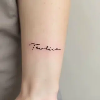 The Subtle Power of Single Black Line Tattoos