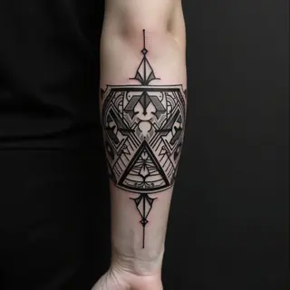 Tribal Sleeve Band Tattoo Design