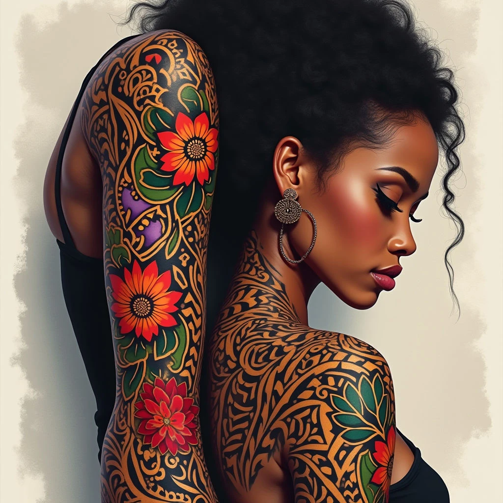 Sleeve Tattoo Ideas for Black Females: Inspiration & Designs