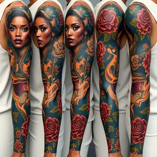 Sleeve Tattoo Ideas for Black Women: Inspiration & Meaning
