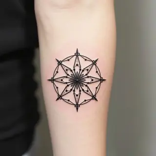 Small Family Tattoo Ideas: Geometric Designs & Sacred Geometry