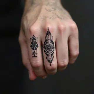 Small Finger Tattoo Designs for Men: Bold Statements in Miniature