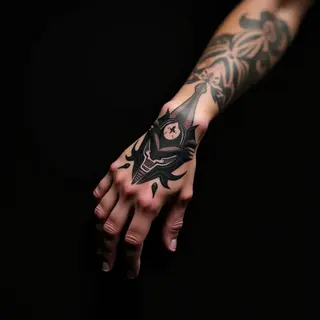 Small Hand Tattoos: Biomechanical Symbols & Their Powerful Meanings