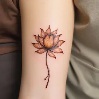 Delicate Charm: Small Henna Tattoo Designs for Your Arm
