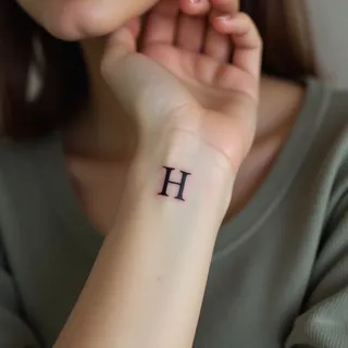 Small Letter Tattoo Ideas for Women: Healing & Meaning
