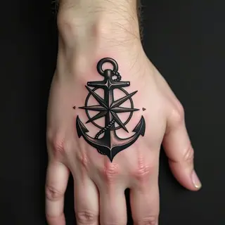 Nautical Anchor and Compass Tattoo: A Guide to Meaning & Design