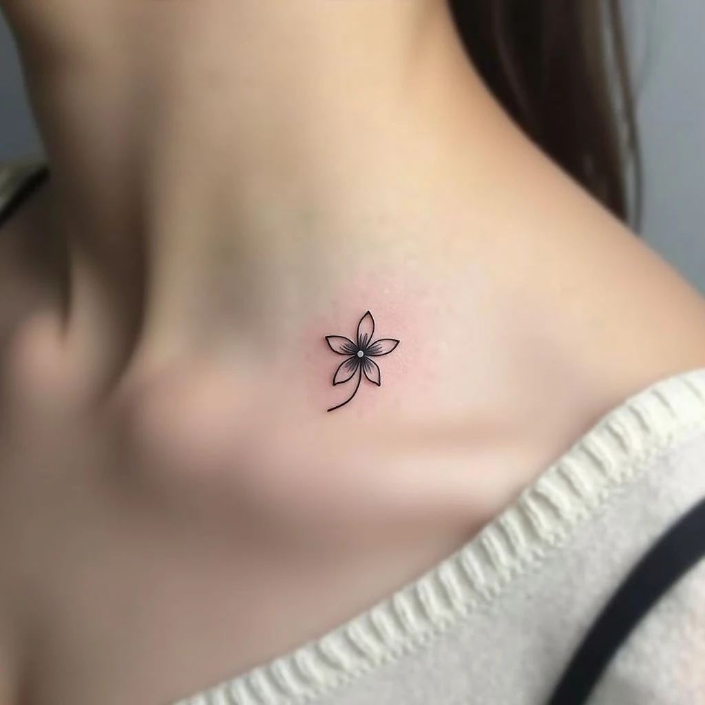 Small Outline Tattoo Ideas: The Art of Subtraction