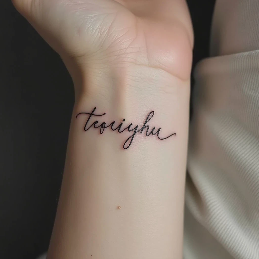 Small Script Tattoo Ideas: Elegant & Meaningful Designs